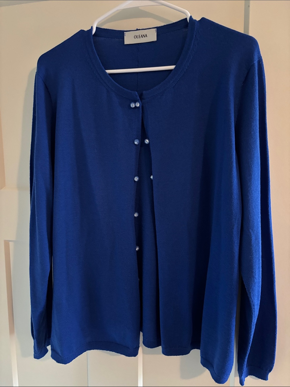 Oleana merino wool cardigan, XL